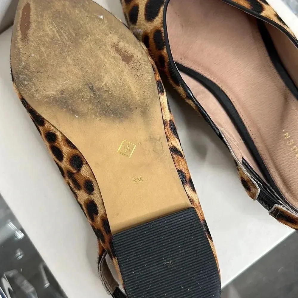 Halogen Leopard Print Mules - Picture 9 of 10